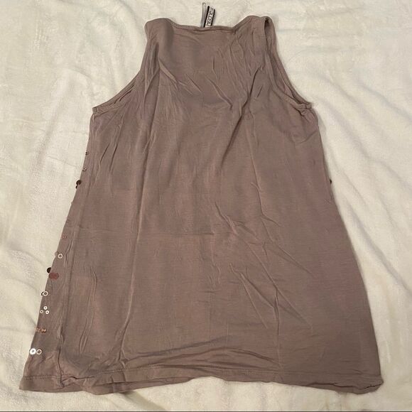 Kische tan sequence tank top large - Picture 4 of 6